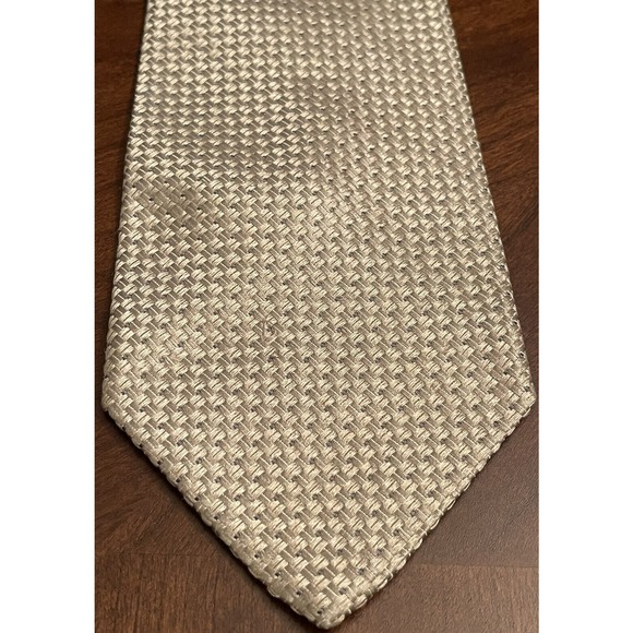 Daniel Hechter, Gold, 100% Silk, Men’s Neck Tie - Picture 1 of 9